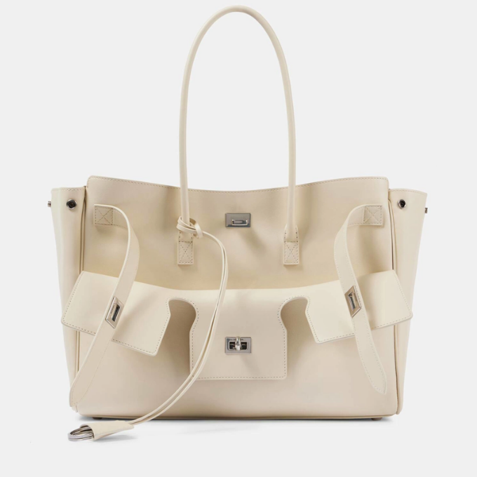 Balenciaga Bel Air Medium Totebag - Crem